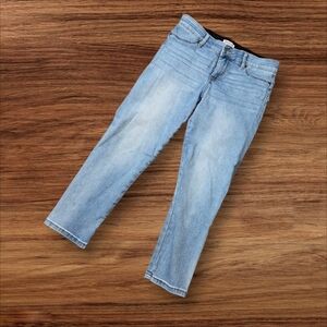 Juicy Couture Denim Blue Ankle Cropped Capri Jeans